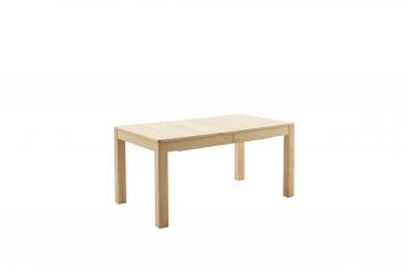 Esstisch ALENTO T60  160 (260) x 90  Balkeneiche in Kristalleiche geölt